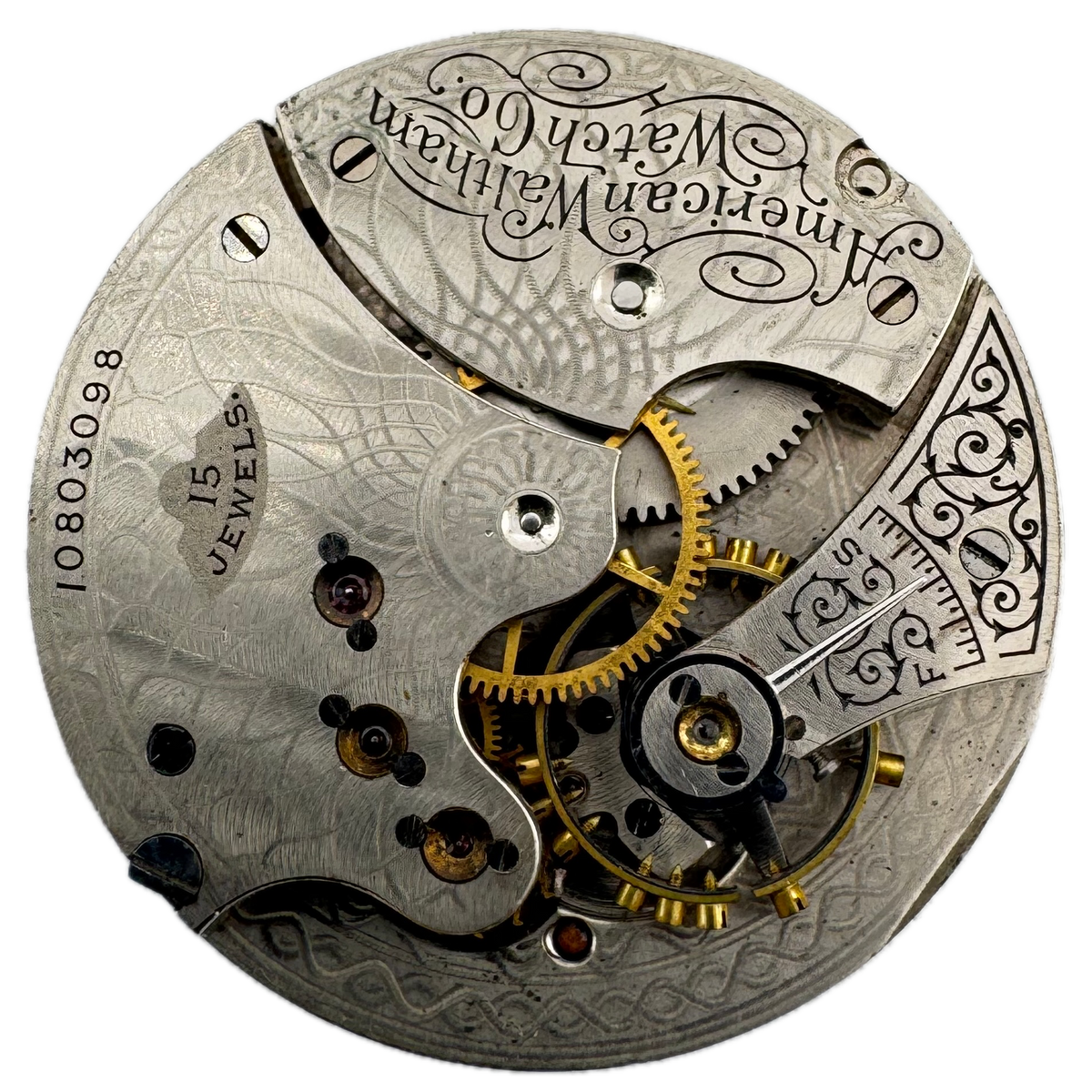 Waltham Single Sunk Arabic Dial 1901
