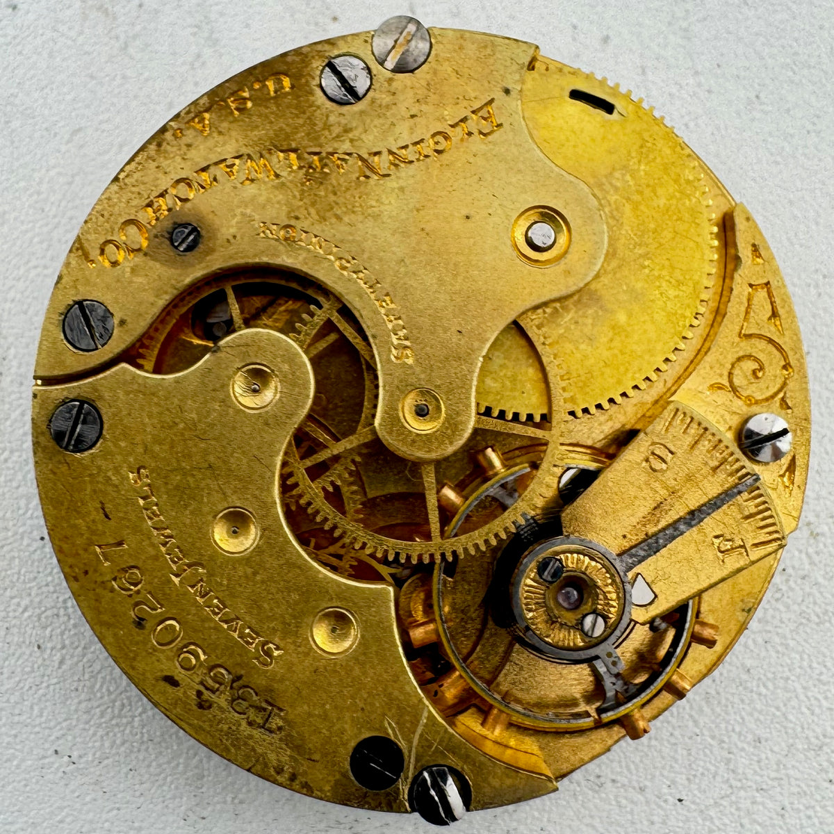 Elgin Single Sunk 1909