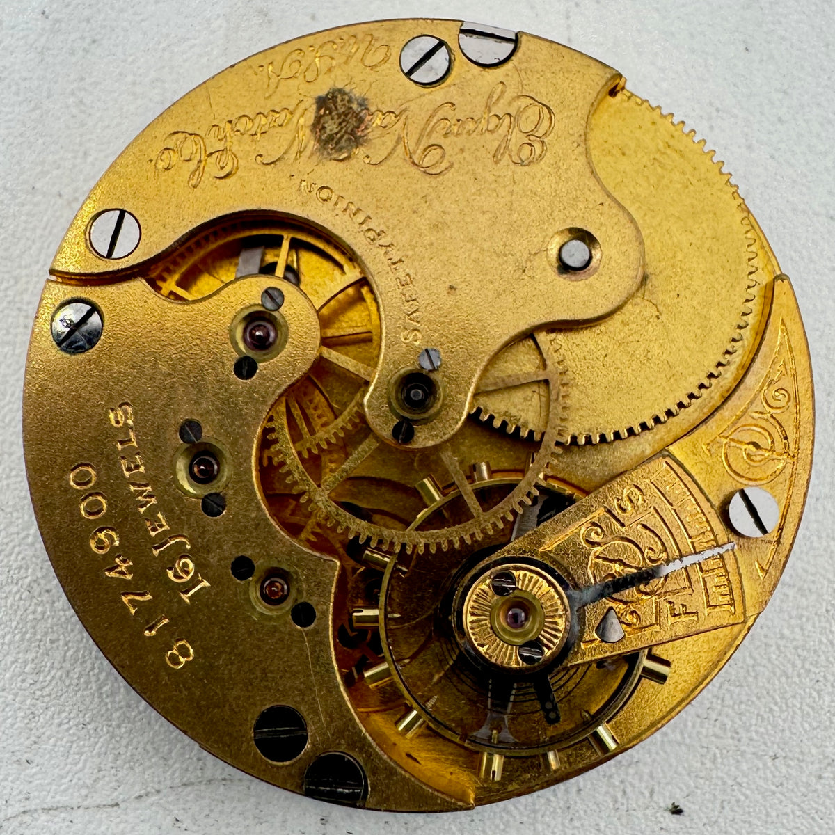 Elgin Roman Dial 1900