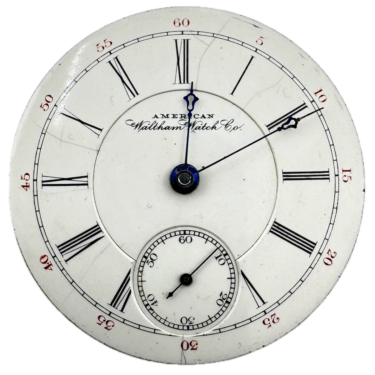 American Waltham Watch Co Double Sunk Roman 1892