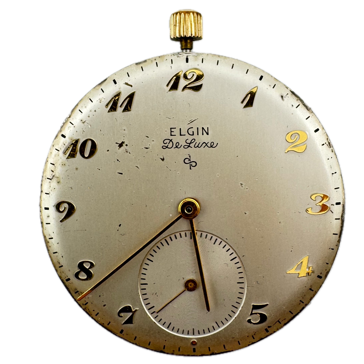 Elgin De Luxe Raised Numeral Dial 1954