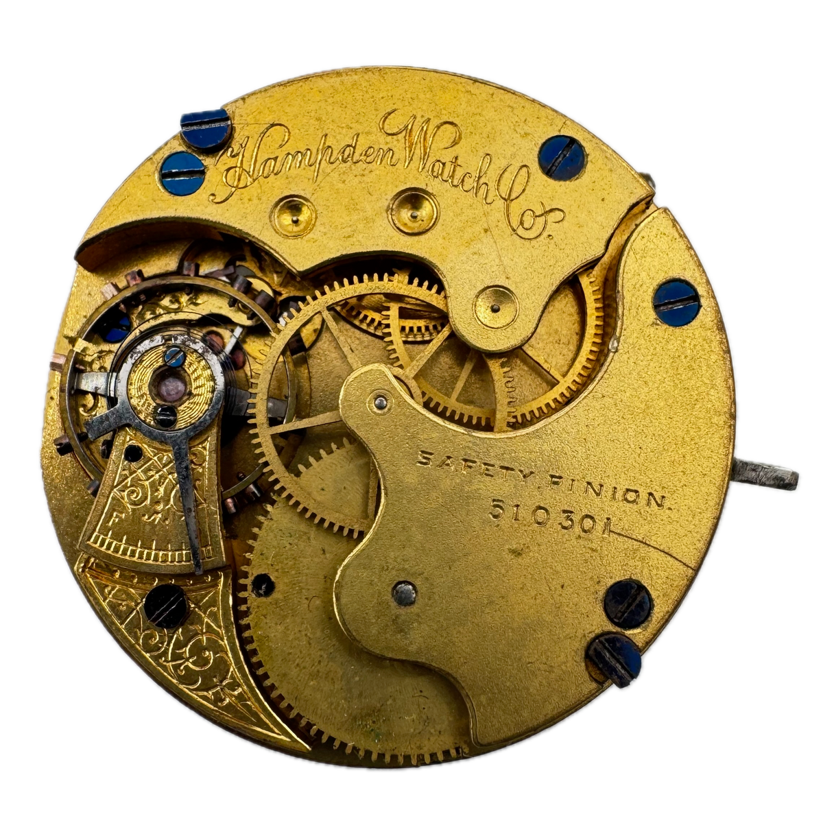 Hampden Roman Dial 1888