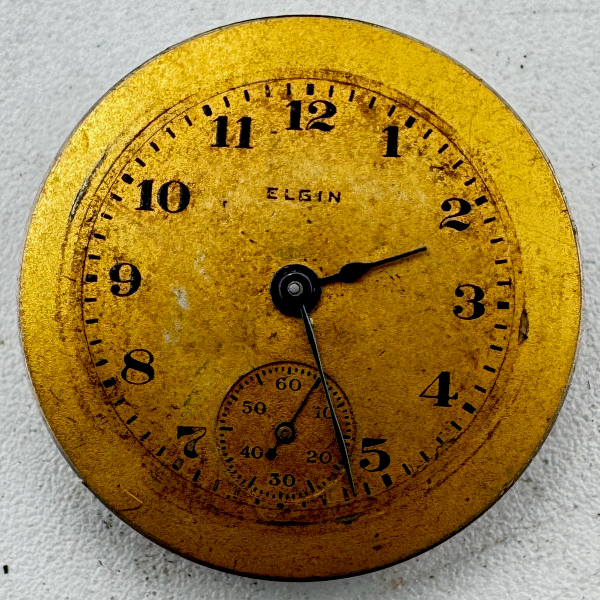 Elgin Gold Tone Arabic Dial 1919