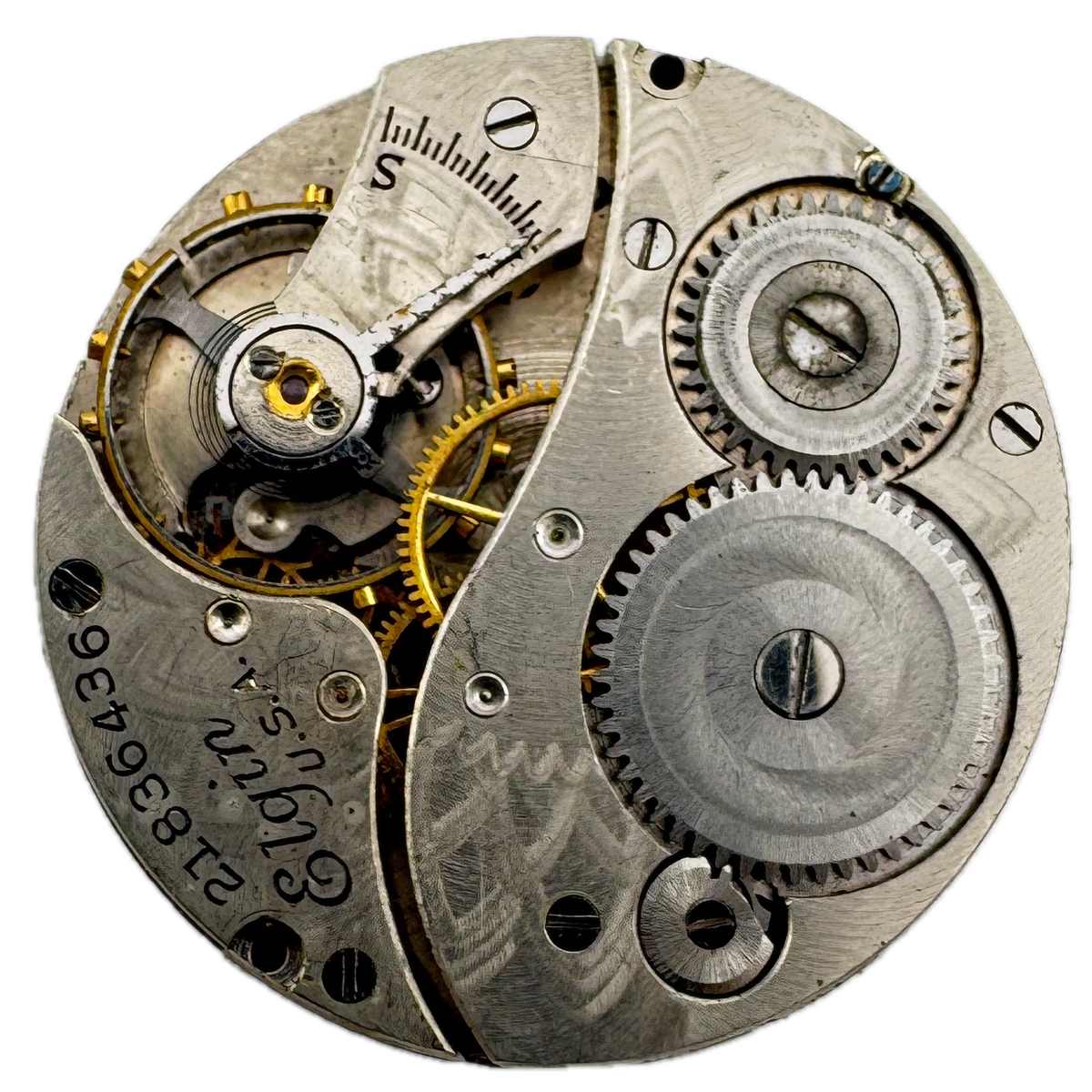 Elgin Gold Tone Arabic Dial 1919