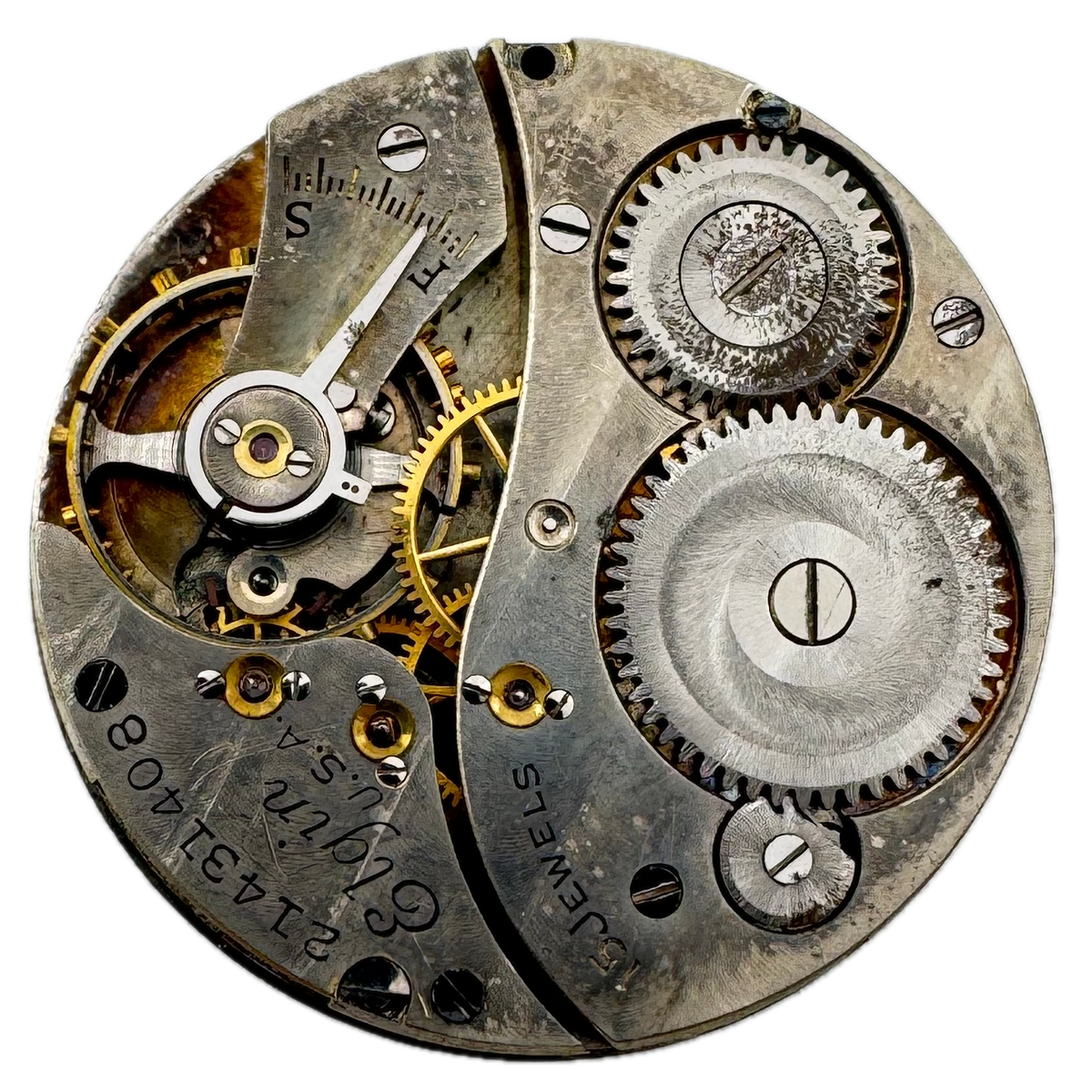 Elgin Gold Tone Arabic Dial 1919