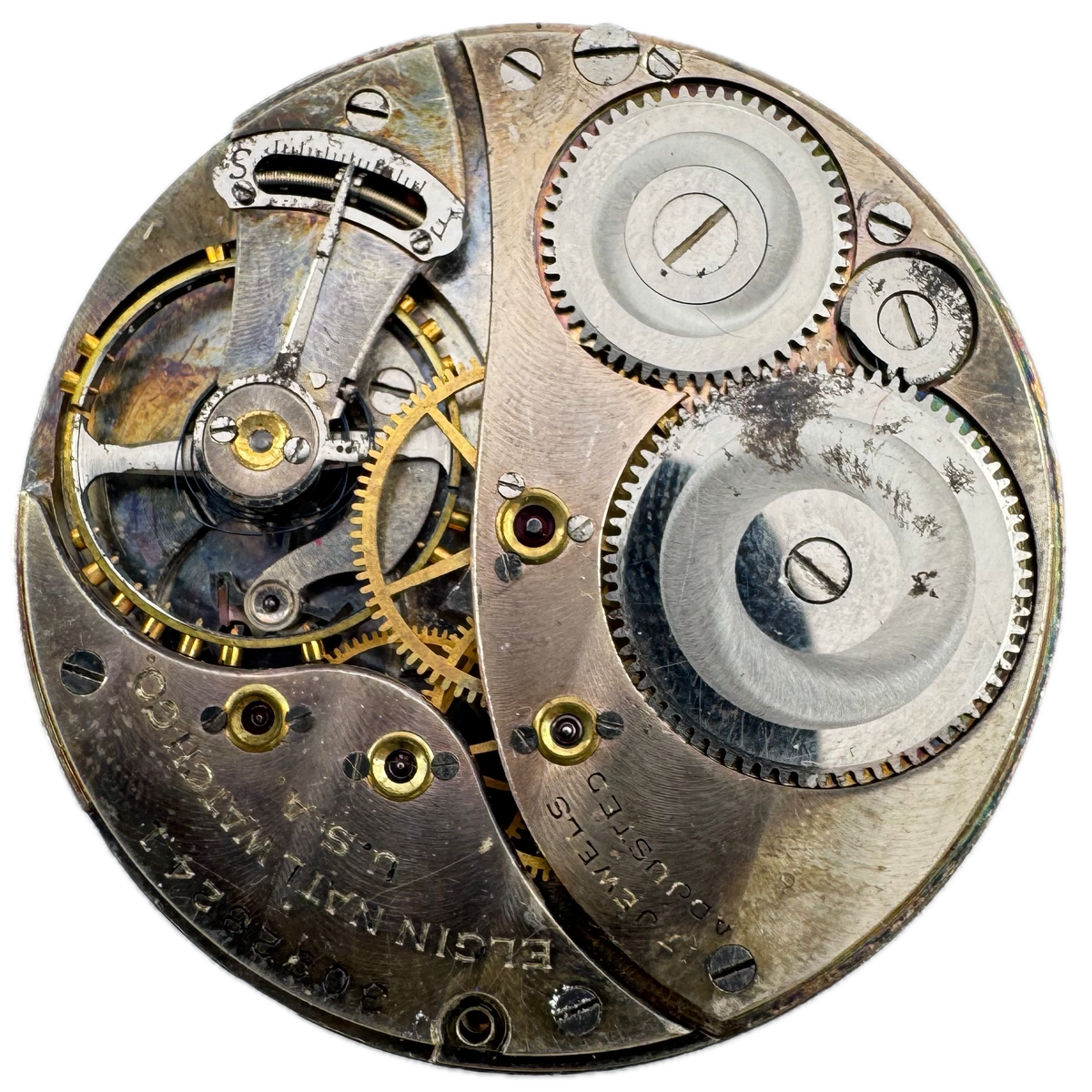 Elgin Raised Numeral Matte Dial 1928