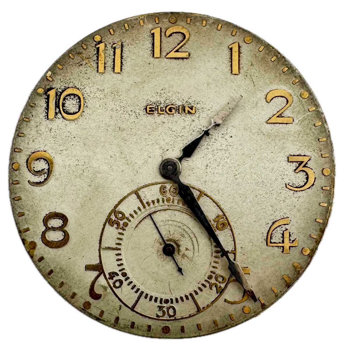 Elgin Raised Numeral Matte Dial 1928
