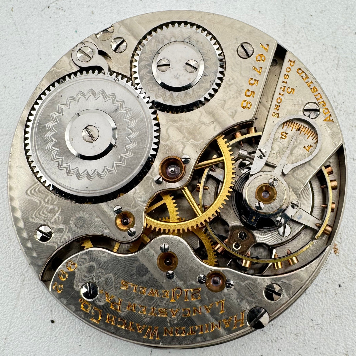 Hamilton Arabic Dial 1910