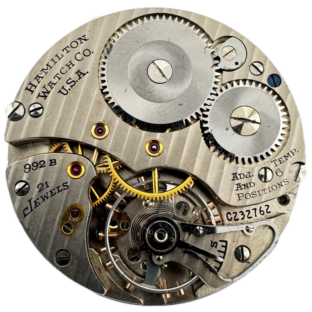 Hamilton Boxcar Dial 1948