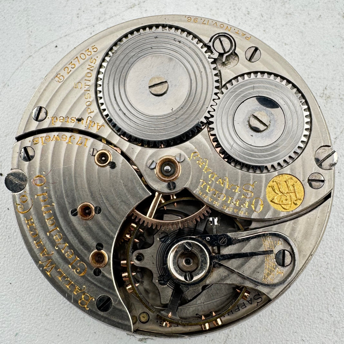 Ball Watch Co Waltham 1909