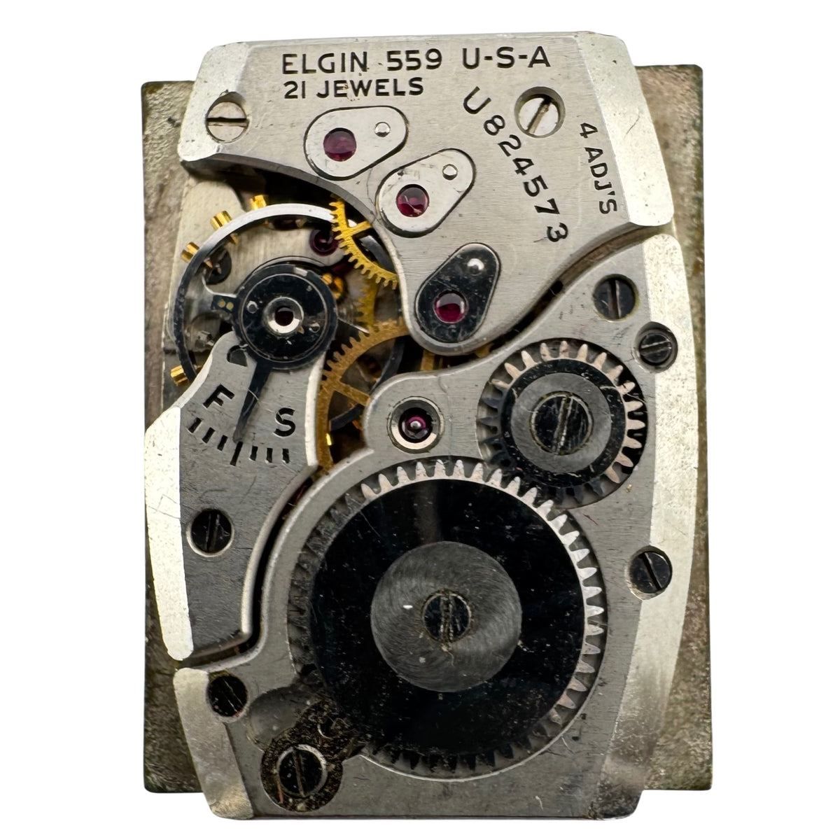 Lord Elgin White Art Deco Dial 1940