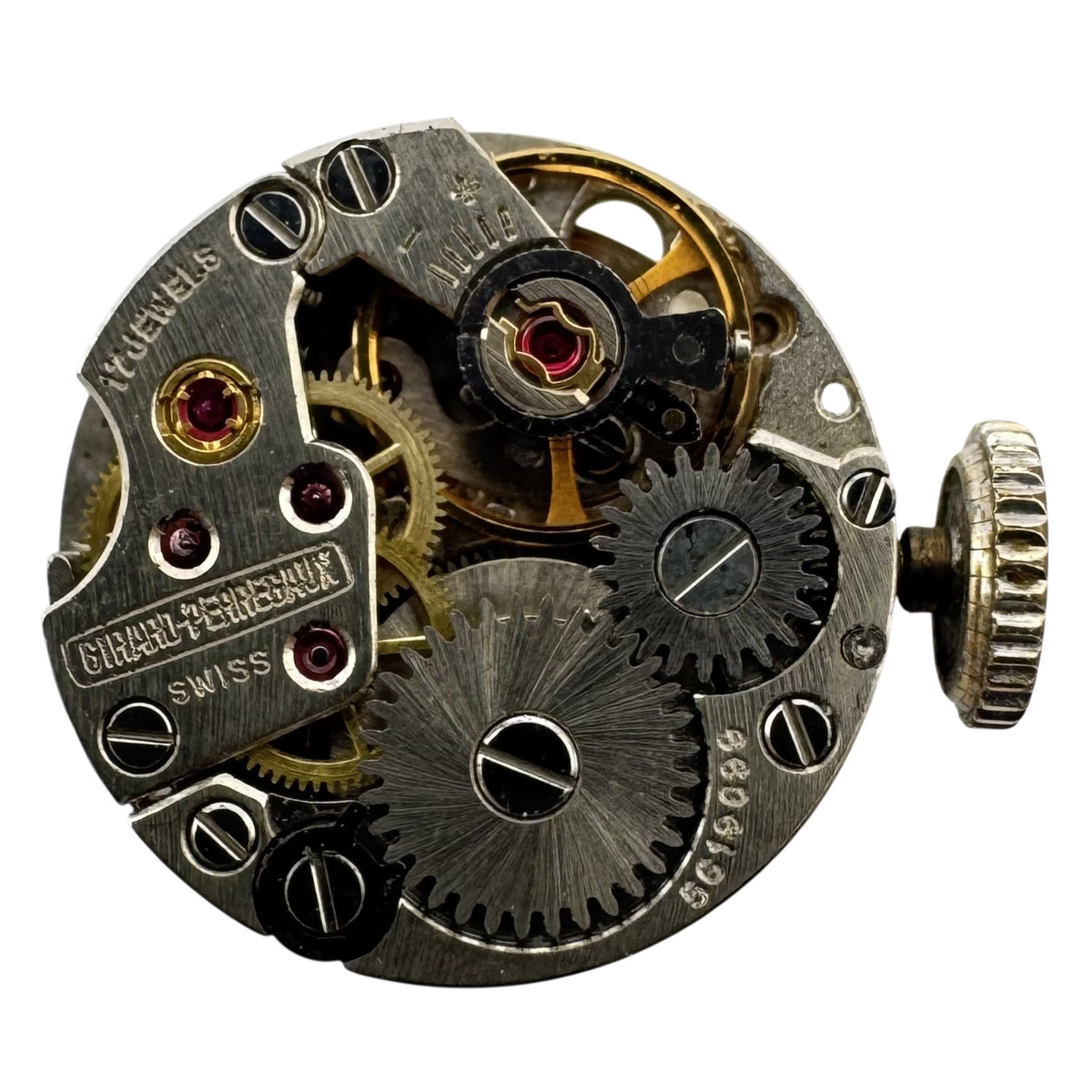 Girard Perrgaux Round Silver Sunburst Dial