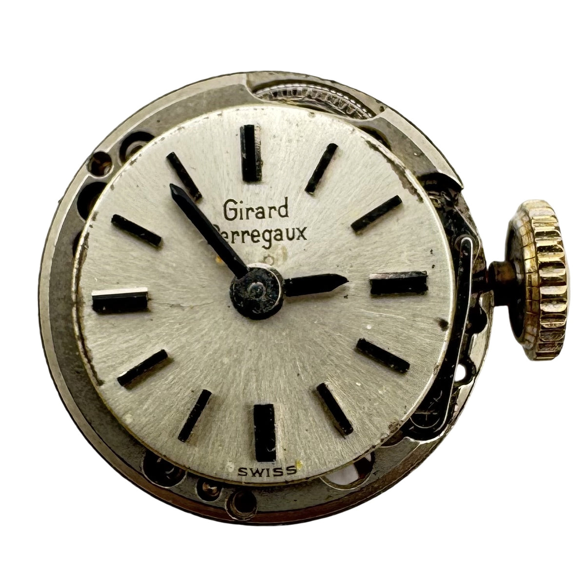 Girard Perrgaux Round Silver Sunburst Dial