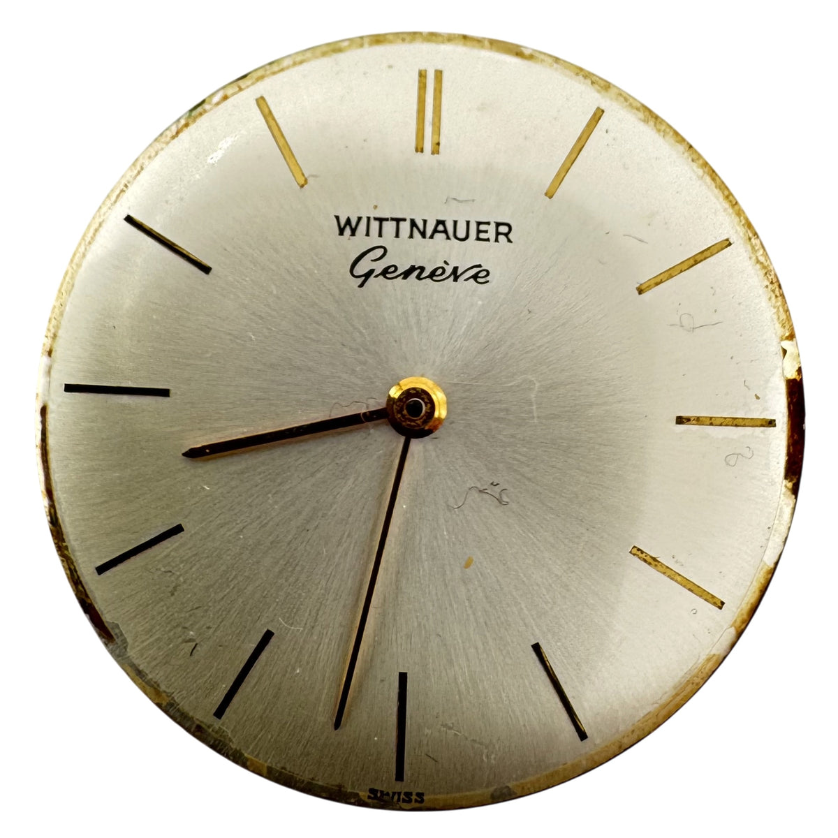 Wittnauer Geneve Silver Sunburst Dial