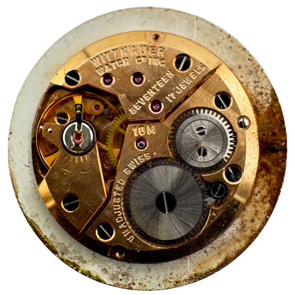 Wittnauer Geneve Silver Sunburst Dial