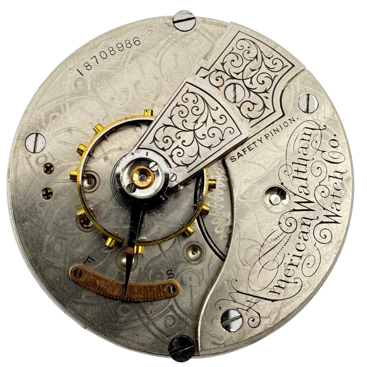 Waltham White Arabic Dial 1912
