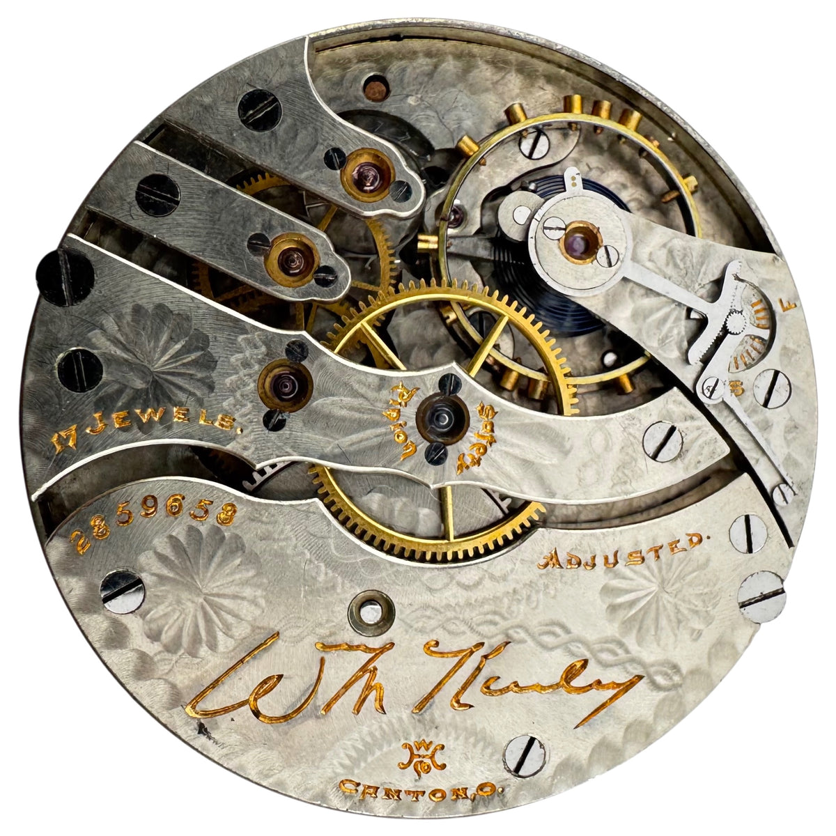 Hampden Watch Co Double Sunk 1911