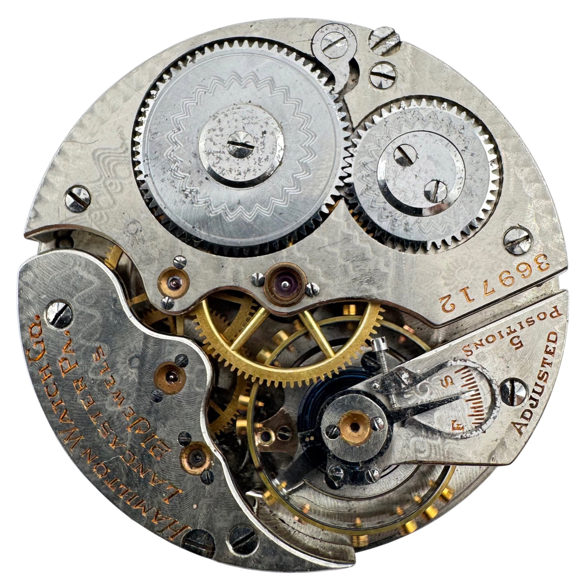Hamilton Double Sunk Dial 1907