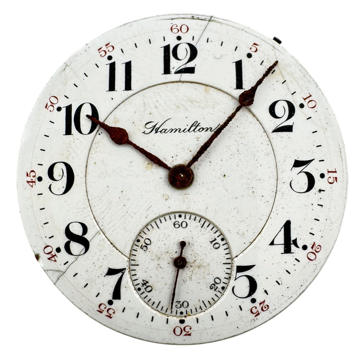 Hamilton Double Sunk Dial 1907