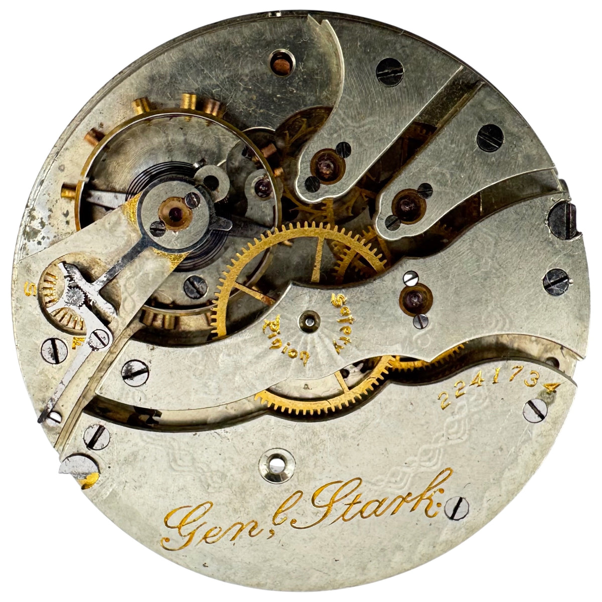 Hampden Single Sunk White Dial 1906