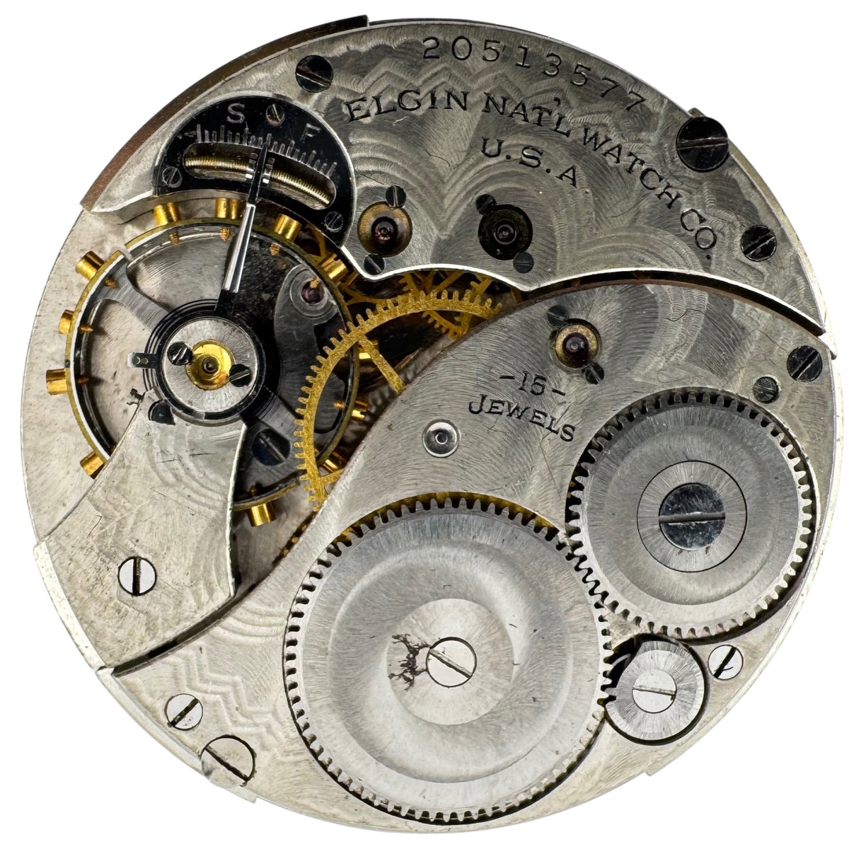 Elgin Heavy Roman Dial 1918