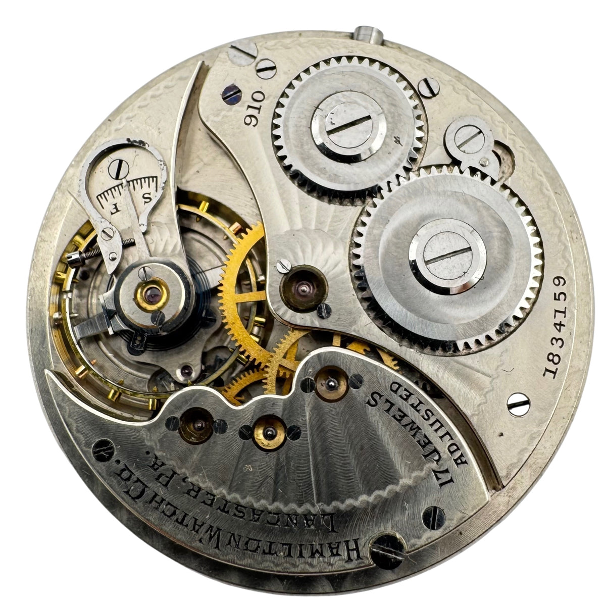 Hamilton Bold Roman Dial 1917