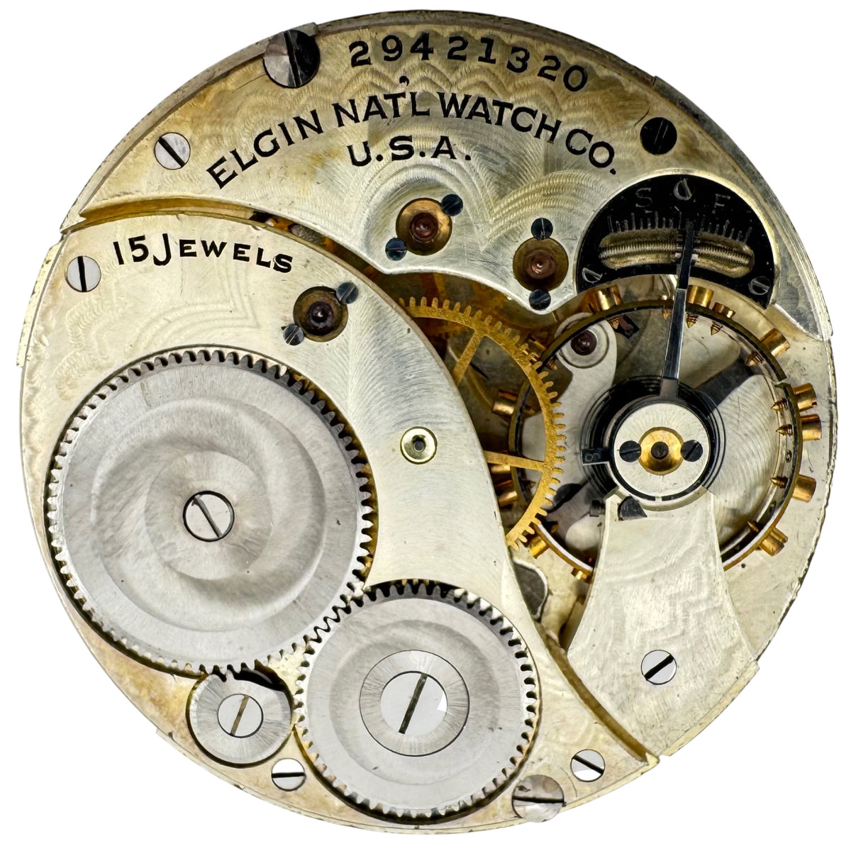 Elgin Fancy Center Speckled 1927