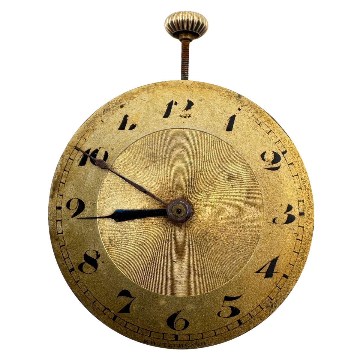 Watch Specialties Co Gold Tone Metallic Dial