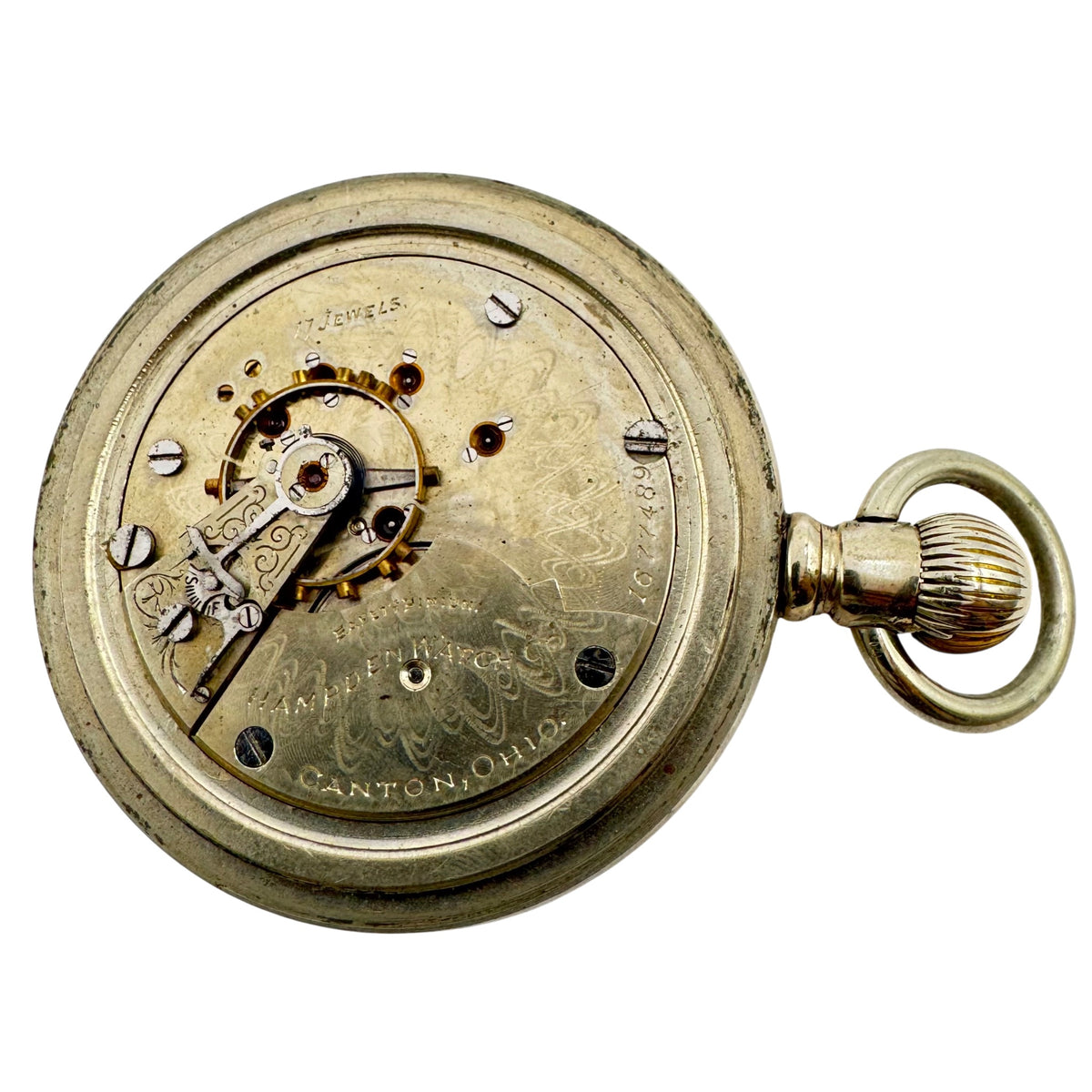 Hampden Watch Co Roman Dial 1902