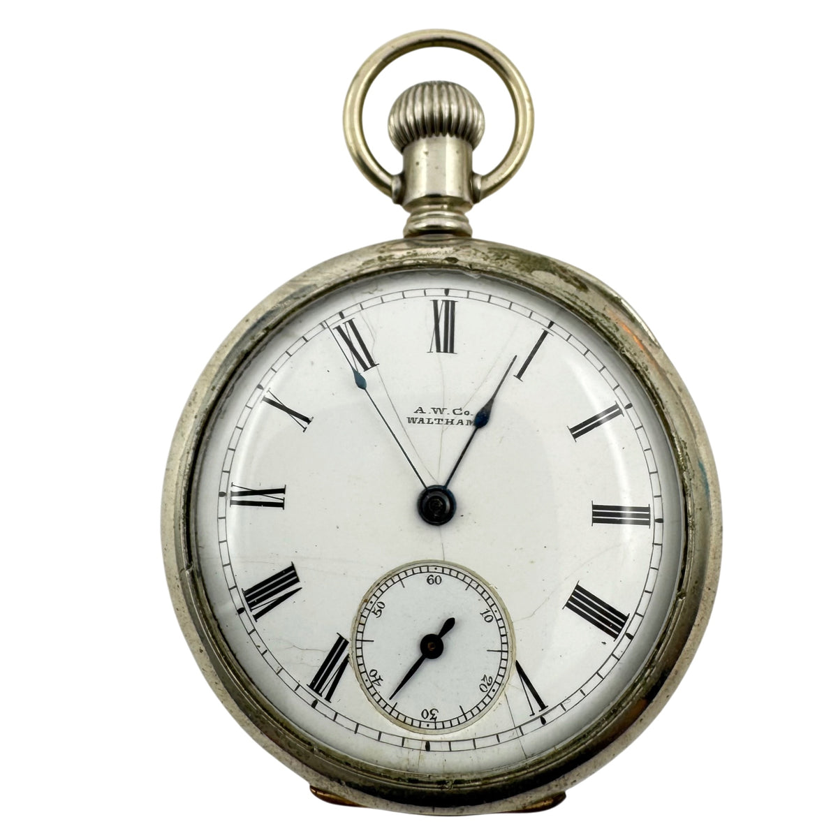 A W Co Waltham Roman dial 1906