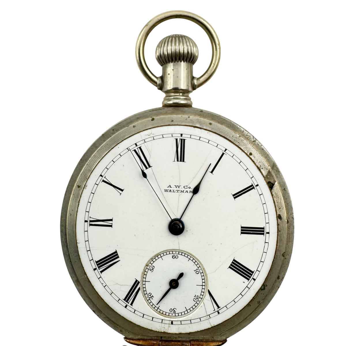 A W Co Waltham Roman dial 1906