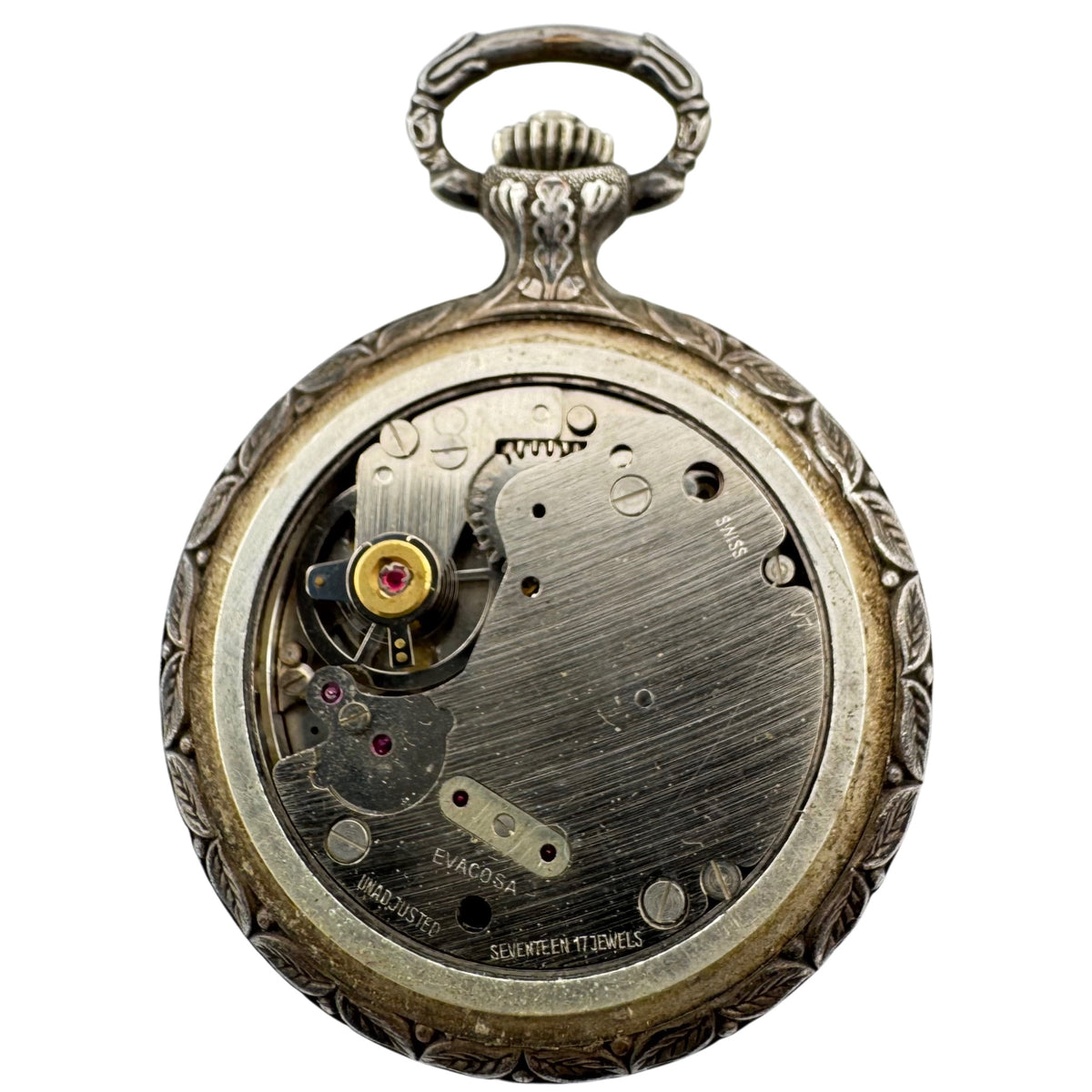 Ever Swiss Shock Resistant Engraved Butterfly