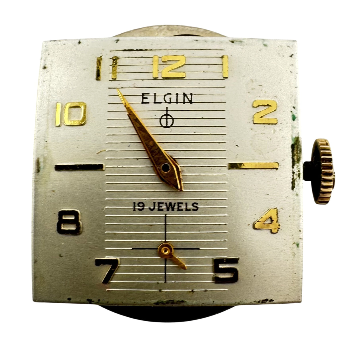 Elgin Square Sub Second Dial 1960