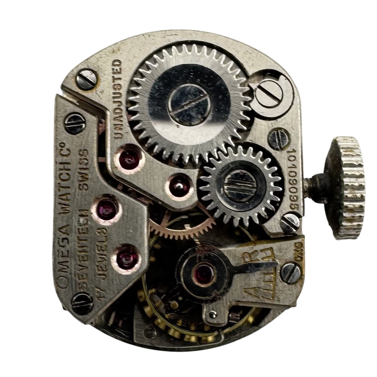 Omega Watch Co Mini Art Deco Square Dial 1945