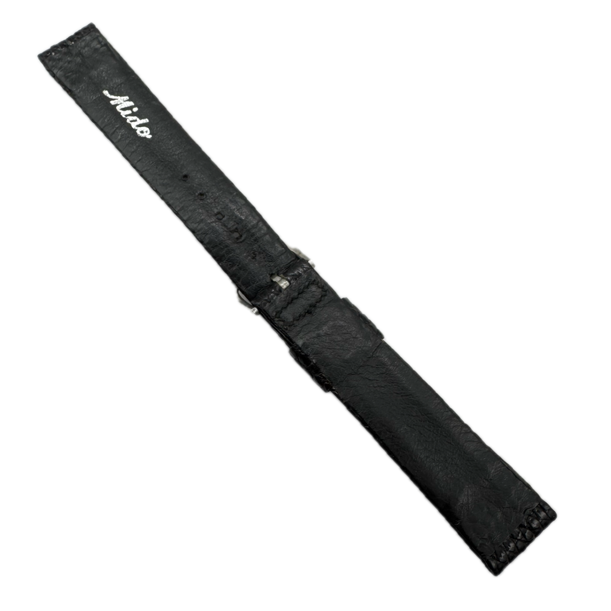 Mido Black Snakeskin