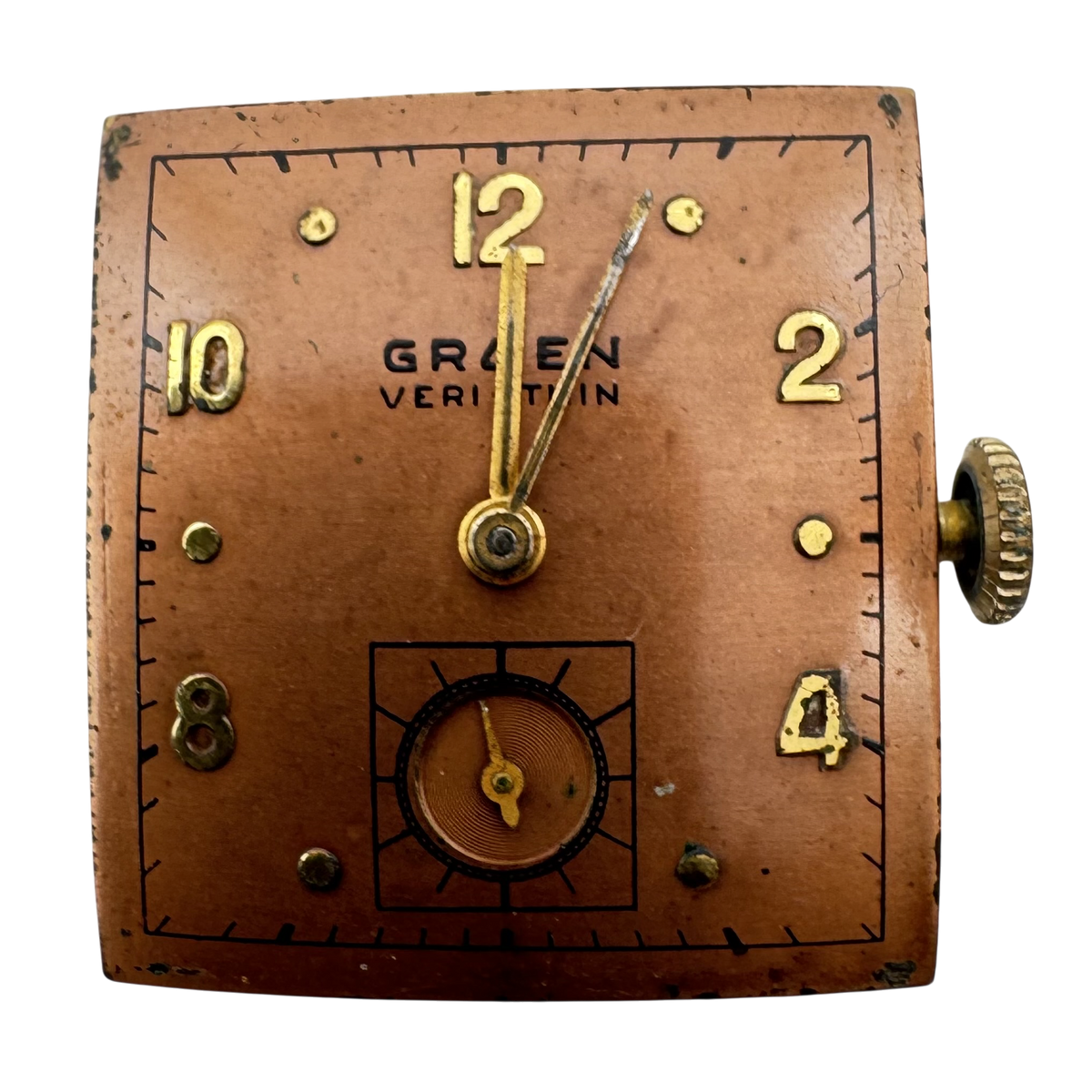 Gruen Verithin Square Dial 1940