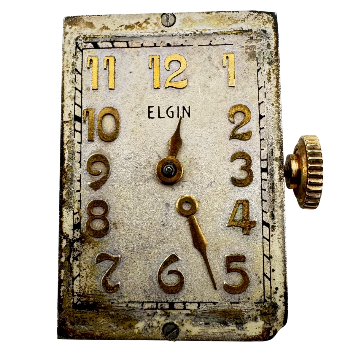 Elgin Raised Numerals Dial 1936