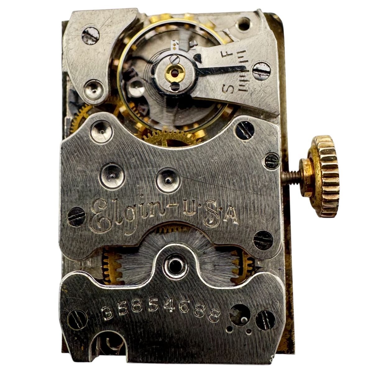 Elgin Raised Numerals Dial 1936