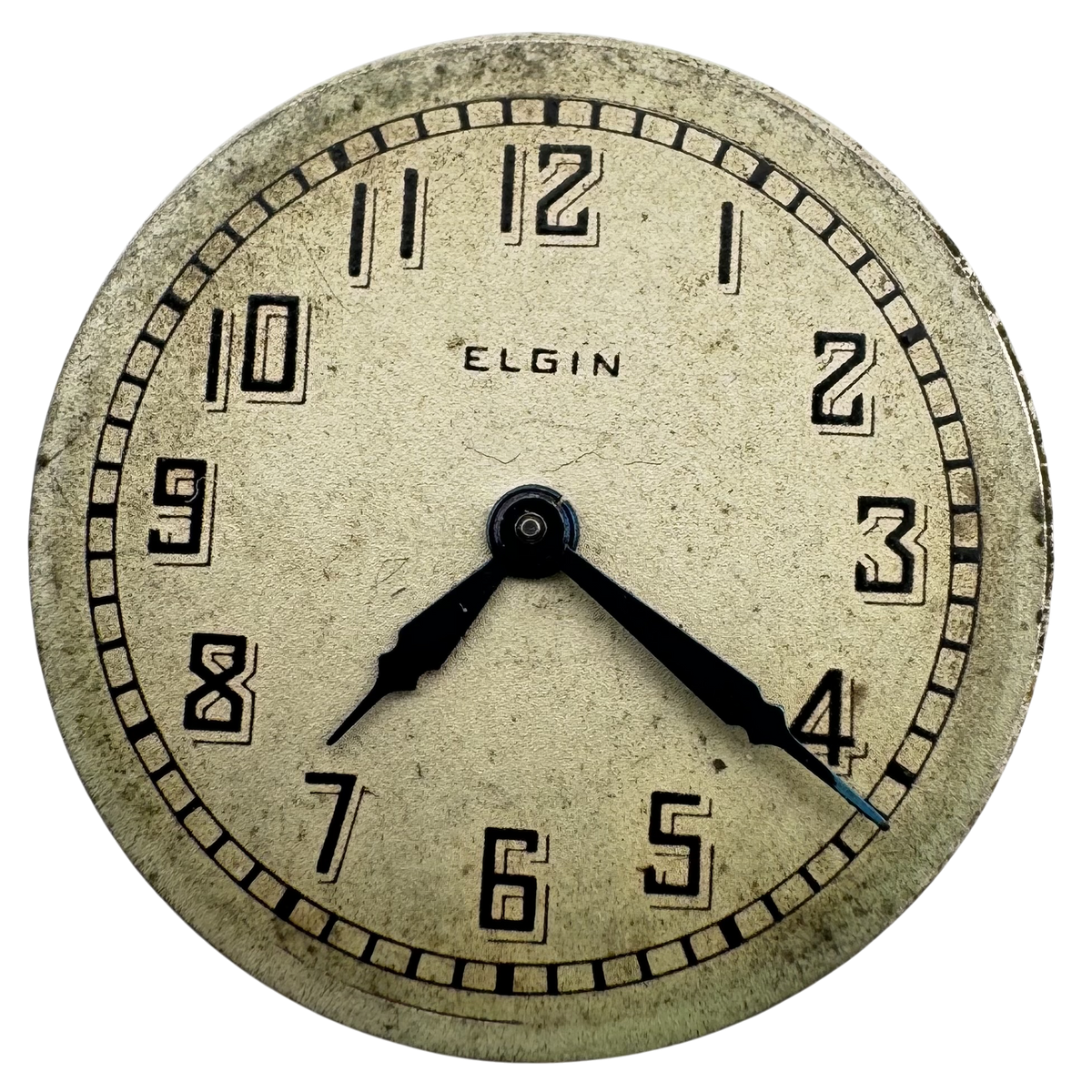 Elgin Round Mini Matte Art Deco Dial 1923