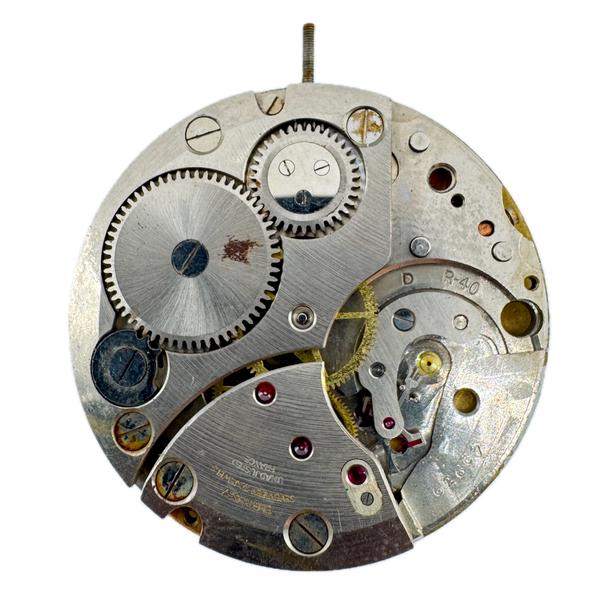 Antique 10 Size 1871 Elgin Shockmaster 15 Jewel Pocket Watch Movement 29 USA