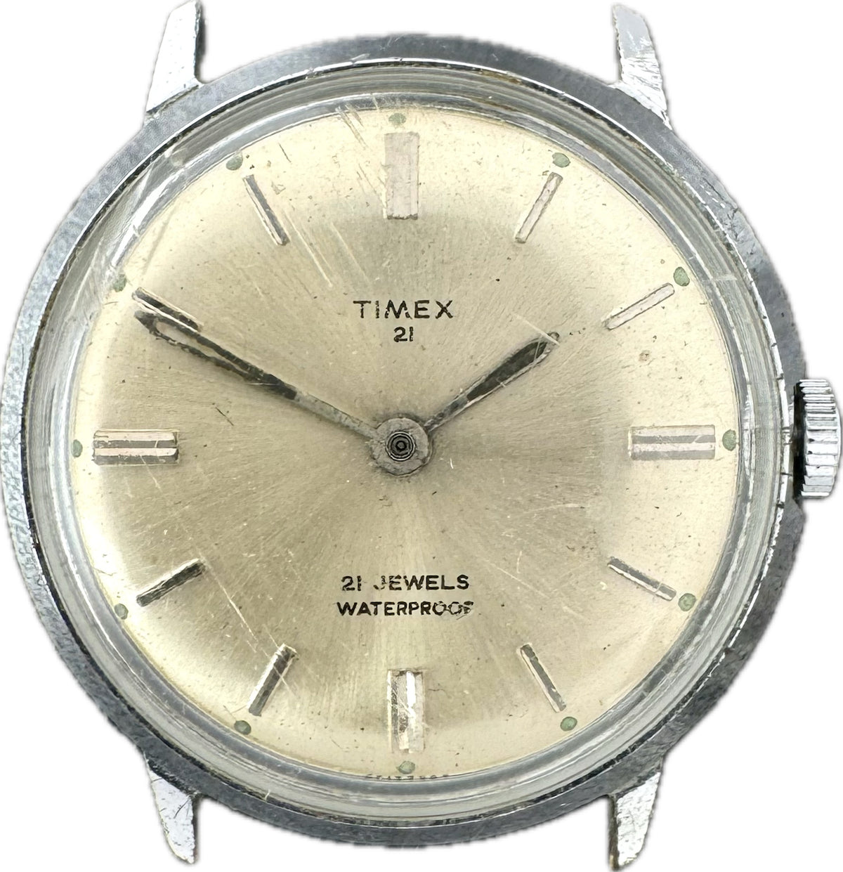 Vintage 33mm Timex 6517 7263 21 Jewel Men's Mechanical Wristwatch Great Britain