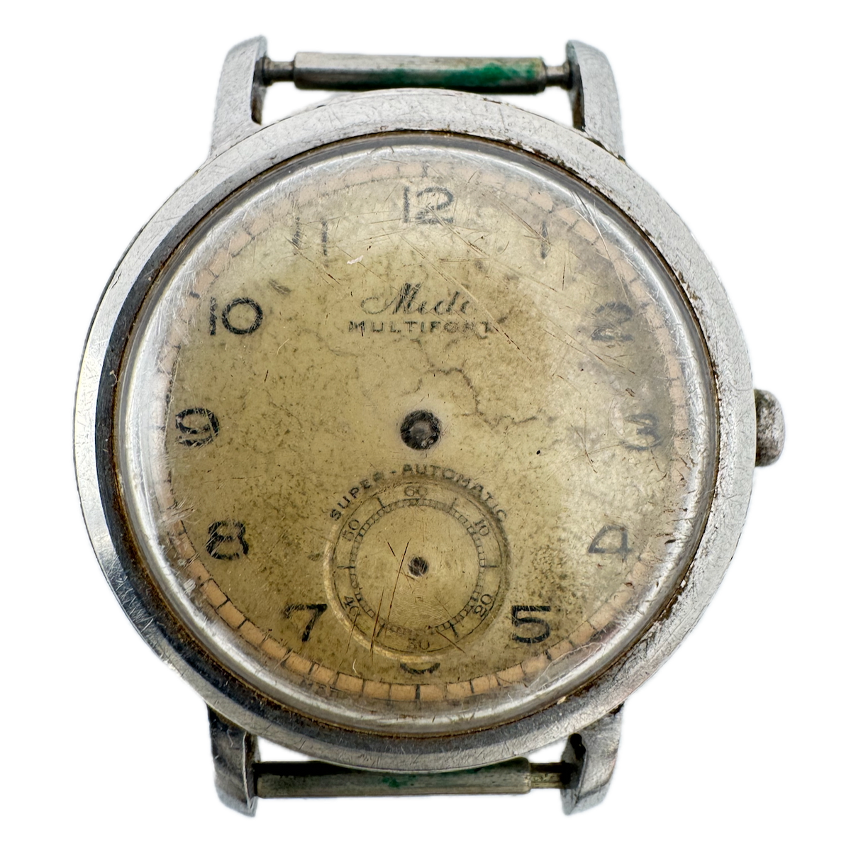 Vintage 33mm Mido 17 Jewel Men's Bumper Automatic Wristwatch 545 Swiss Steel
