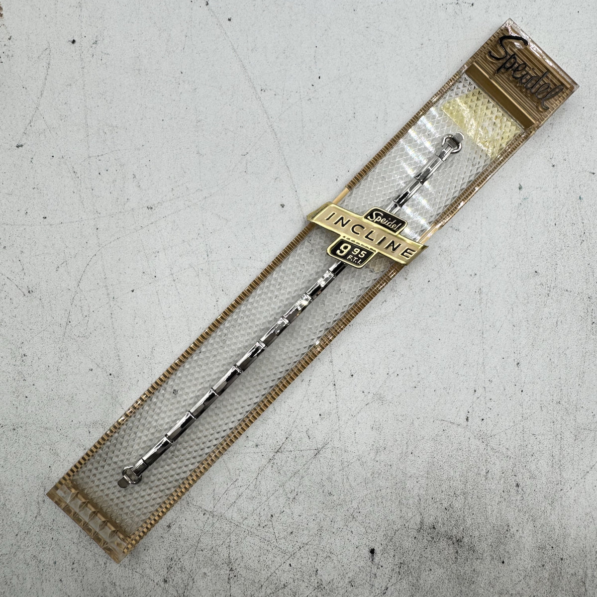 Vintage Loop End Speidel Ladies Wristwatch Band Steel & 10k GF Incline USA NOS