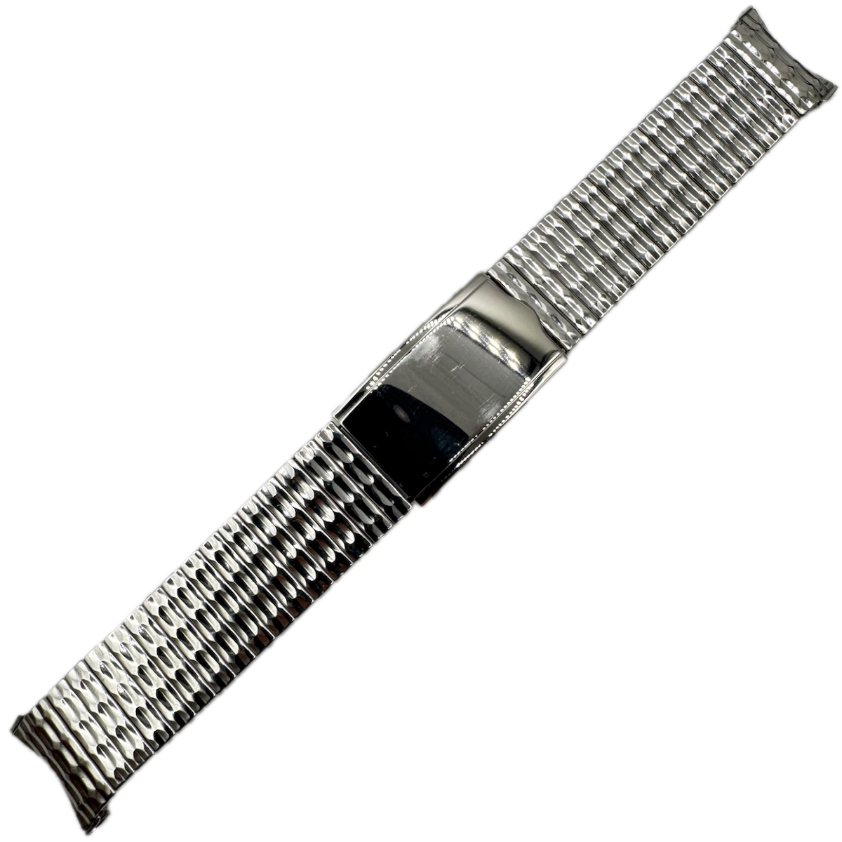 Vintage 19mm Kreisler Men's Wristwatch Bracelet Steel Deployant Stretch USA