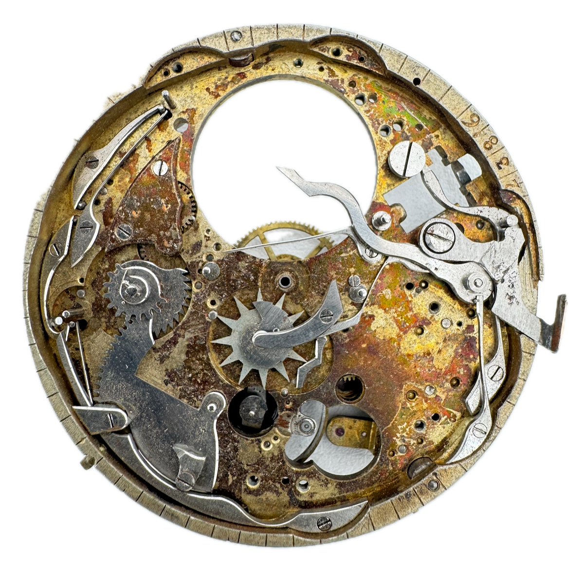 Antique 43mm LeCoultre Minute Repeater Mechanical Pocket Watch Movement