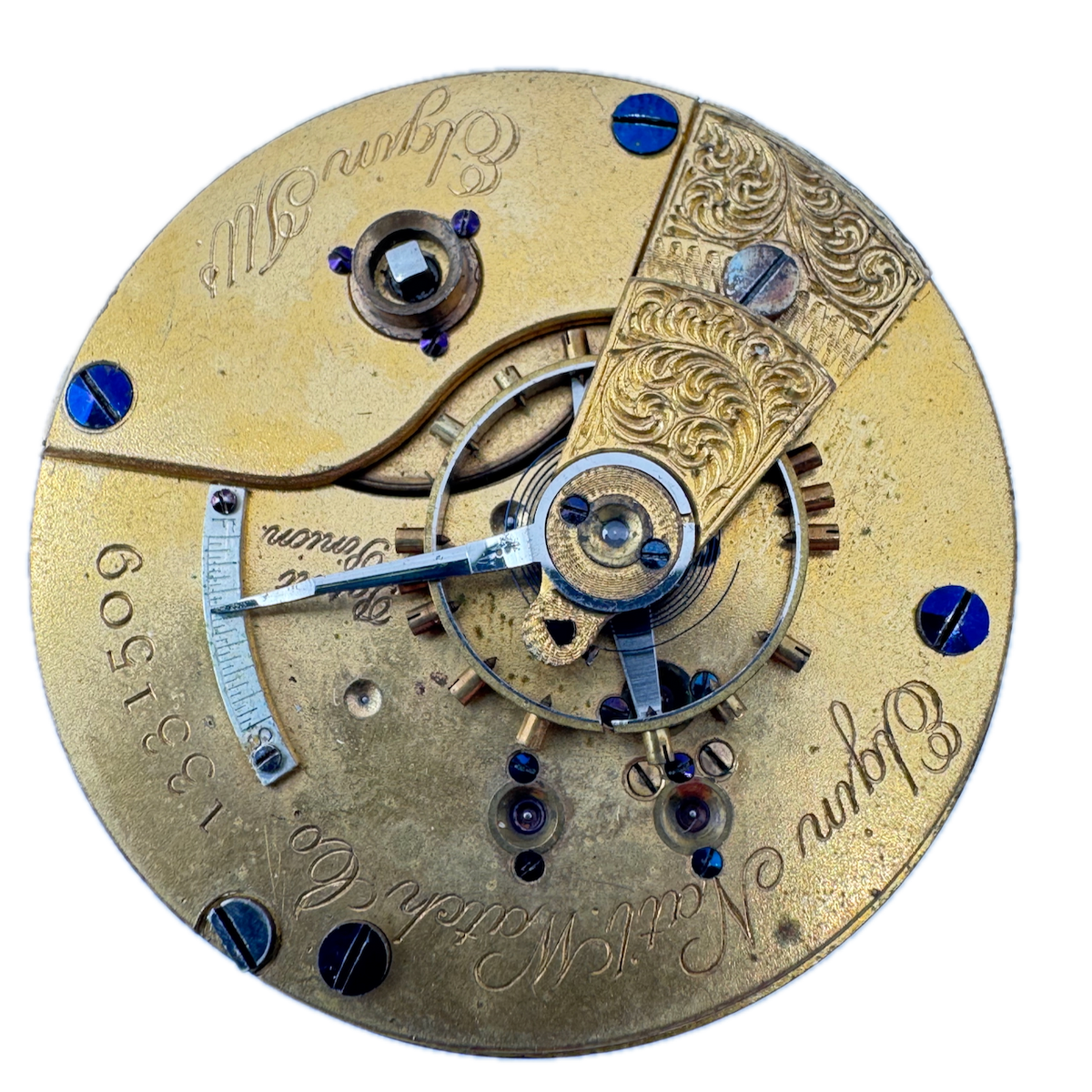 Antique 18s 1884 Elgin Transitional 13 Jewel Hunter Pocket Watch Movement 81 USA
