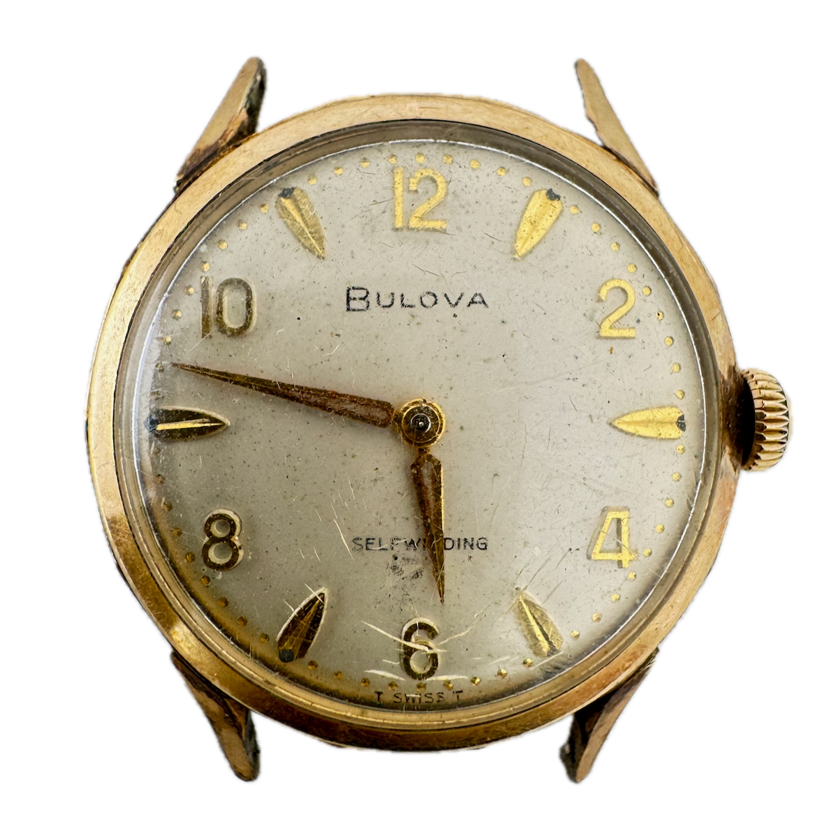 Vintage 30mm 1964 Bulova 2063 17 Jewel Men's Automatic Wristwatch 11ALAC Swiss