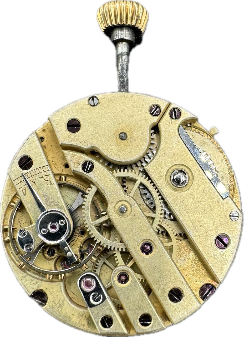 Antique 27mm Metford Geneve Mechanical Pocket Watch Movement Swiss Incomplete