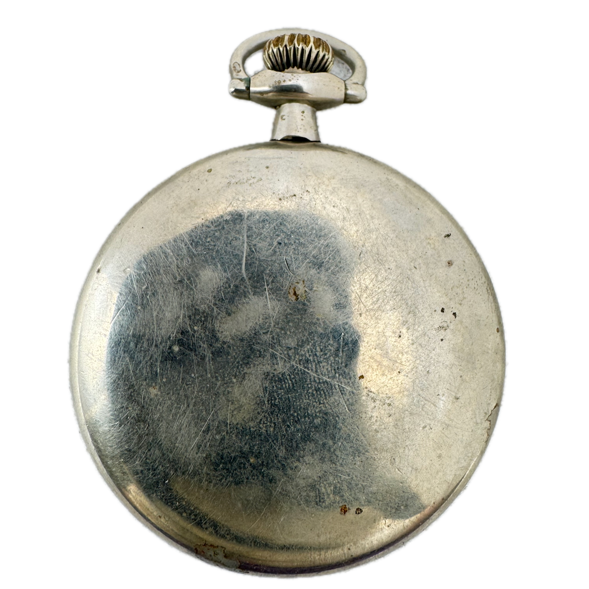 Antique 16s Philadelphia Smooth Bezel Open Face Pocket Watch Case Silverode USA