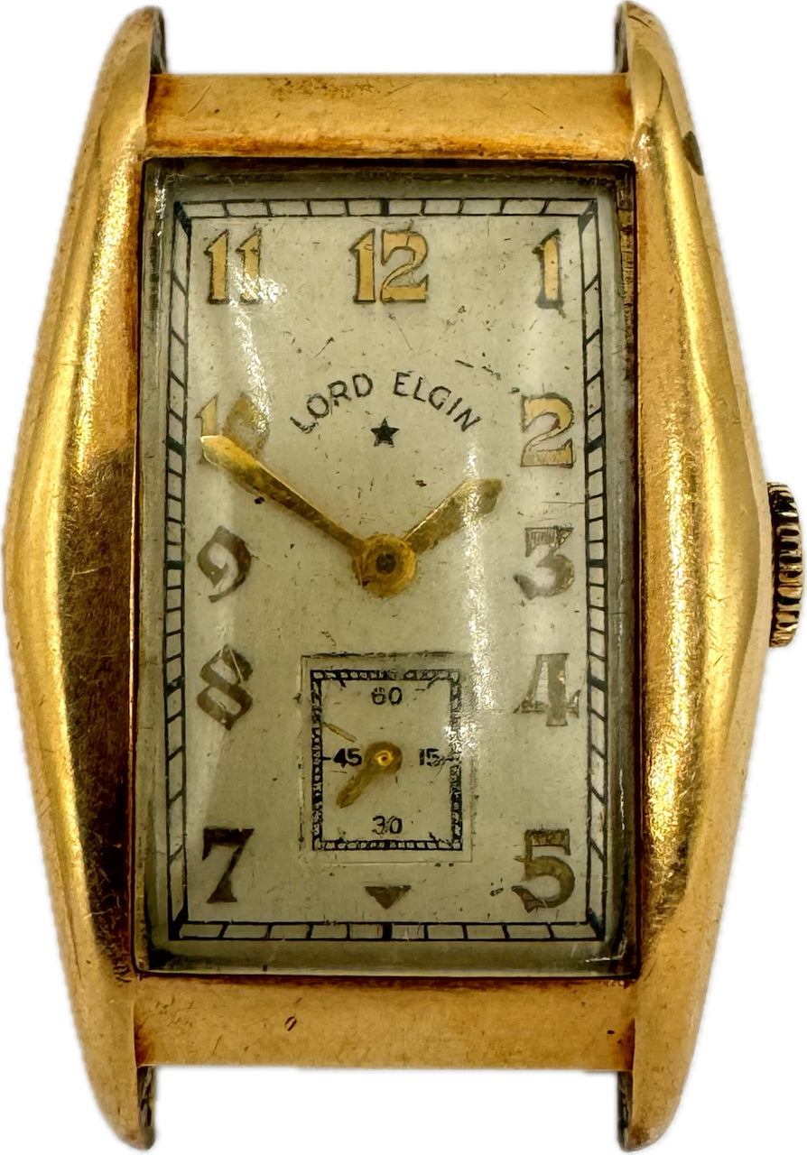 Vintage Lord Elgin 21 Jewel Men's Mechanical Wristwatch 531 USA 10k Gold Filled